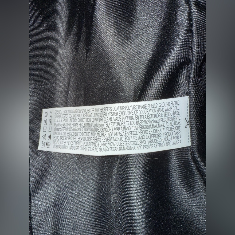 Forever 21 x Jeep Faux Leather Moto Racing Jacket - NWOT - Picture 6 of 6